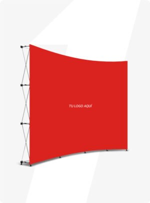 Backing  Curvo con luz