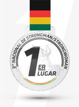 Medalla acrílica personalizada