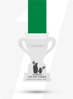 Medalla acrílica personalizada